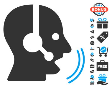 Operatör konuşma simgesini ücretsiz bonus