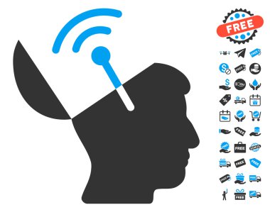 Açık fikirli radyo arayüzü simgesi ücretsiz bonus