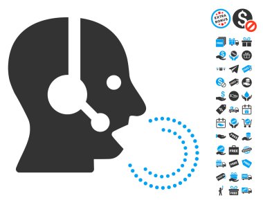 Operatör konuşma simgesini ücretsiz bonus