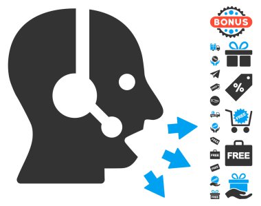 İşleç simgesi ücretsiz Bonus ile konuşmak