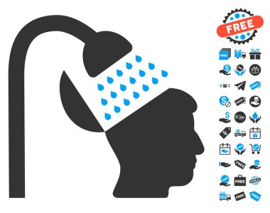 Açık fikirli duş simgesi ücretsiz bonus