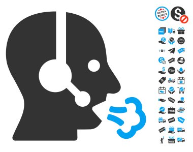 Operatör konuşma simgesini ücretsiz bonus