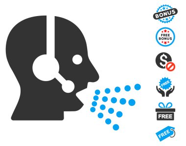 Operatör konuşma simgesini ücretsiz bonus