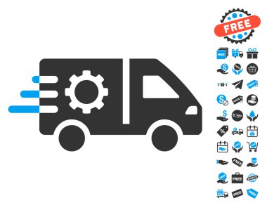 Ücretsiz Bonus ile hizmet araba simgesi