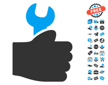 Hizmet el simgesi ücretsiz bonus