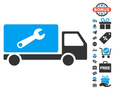 Ücretsiz Bonus ile hizmet araba simgesi