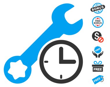 Hizmet saat simgesini ücretsiz bonus