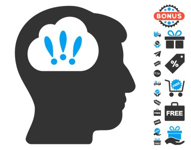 Ücretsiz Bonus ile sorun beyin fırtınası simgesi