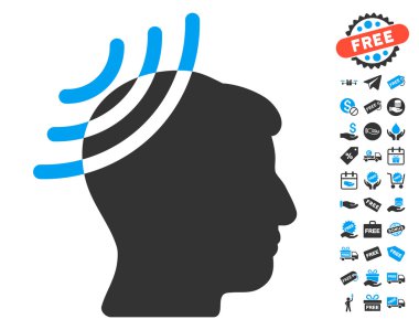 Ücretsiz Bonus ile radyo Resepsiyon kafa simgesi