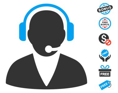 Ücretsiz Bonus ile destek işleç simgesi