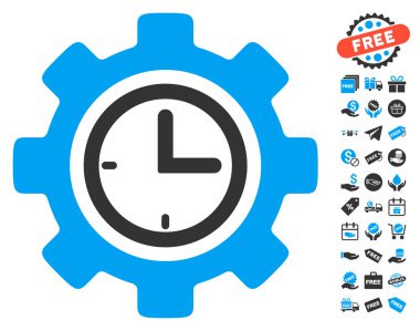 Zaman kurulum dişli simgesini ücretsiz bonus