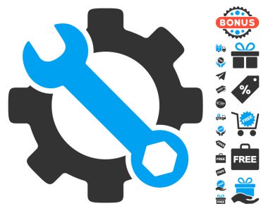 Ücretsiz Bonus simgesiyle hizmet araçları