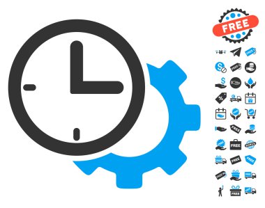 Zaman kurulum dişli simgesini ücretsiz bonus