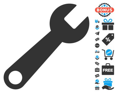 İngiliz anahtarı simgesini ücretsiz bonus