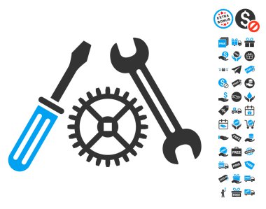 Service simgesini Ücretsiz Bonus ile ayarlama