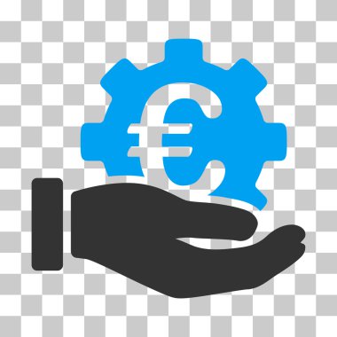 Avrupa Kalkınma hizmet el vektör simgesi