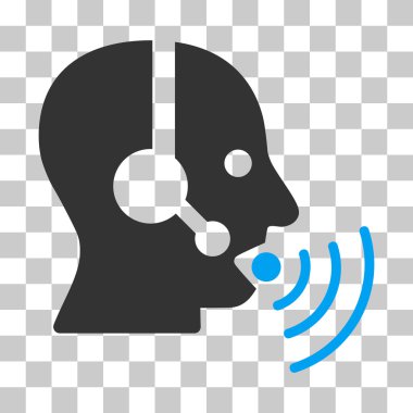 Ses dalgaları vektör simge konuşmak işleç