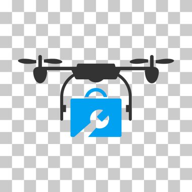 Hizmet dron vektör simgesi