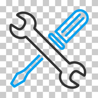 Ayarlama araçları vektör simgesi