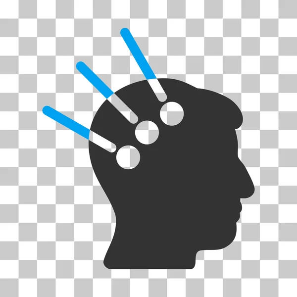 Symbol für neuronale Schnittstellen — Stockvektor