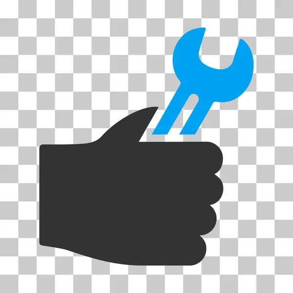 Service Hand Vector Icon — Stock Vector