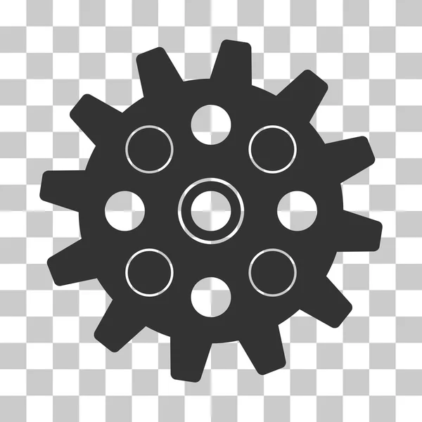 Icône vectorielle roue dentée — Image vectorielle