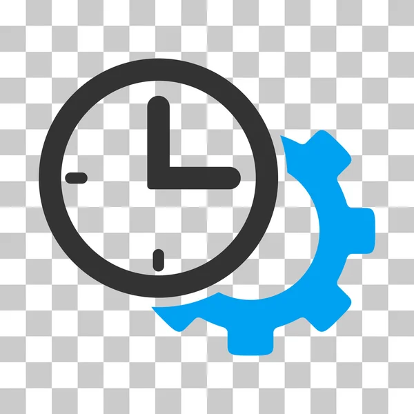 Time Setup Gear Vector Icon — Stock Vector