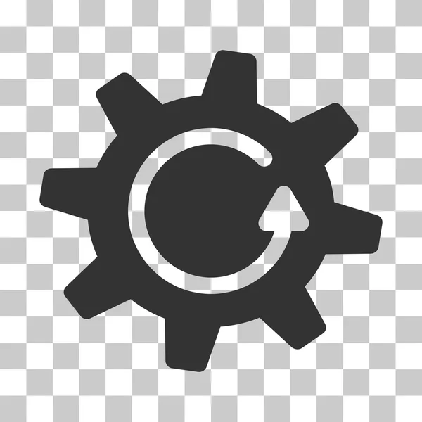 Cogwheel Dirección de rotación Vector Icono — Archivo Imágenes Vectoriales