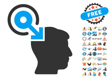 Beyin arabirimi Plug-In simgesini 2017 yılı ile Bonus semboller