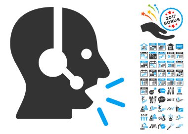 Operatör ileti simgesi 2017 yılı ile Bonus semboller