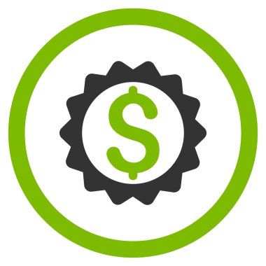 Mali mühür yuvarlak glif simgesi