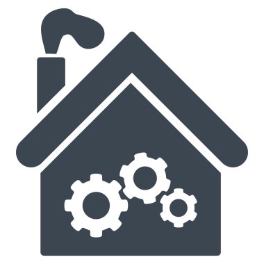 Tavuk Cafe düz vektör simgesi