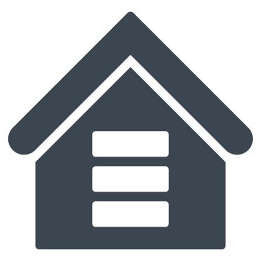 Tavuk Cafe düz vektör simgesi