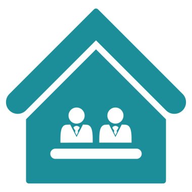 Tavuk Cafe düz vektör simgesi