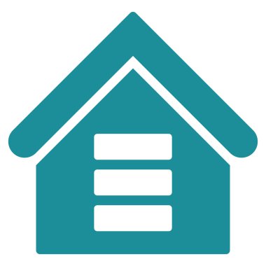 Tavuk Cafe düz vektör simgesi