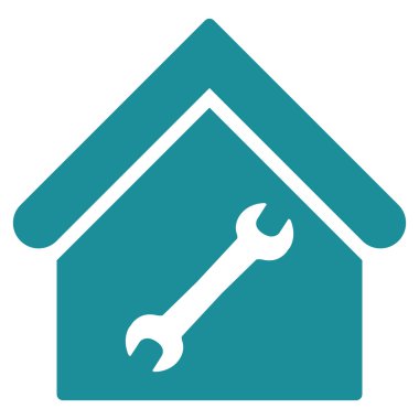 Tavuk Cafe düz vektör simgesi