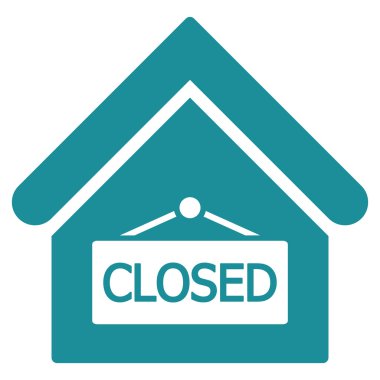 Tavuk Cafe düz vektör simgesi