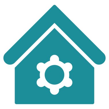 Tavuk Cafe düz vektör simgesi