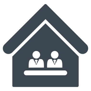 Tavuk Cafe düz vektör simgesi