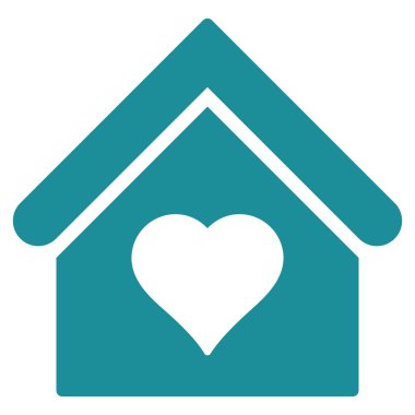 Tavuk Cafe düz vektör simgesi