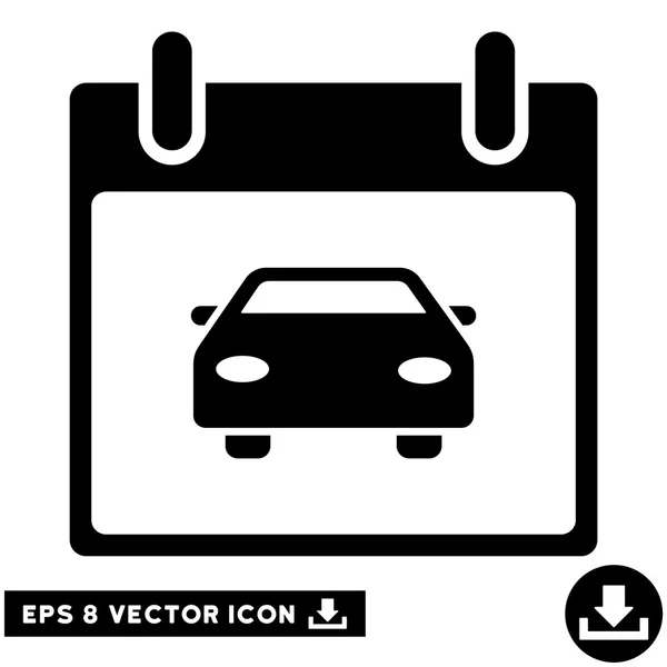 Auto Kalender Tag Vektor eps Symbol — Stockvektor