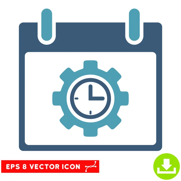 Zeit Gang Kalender Tag Vektor eps Symbol — Stockvektor