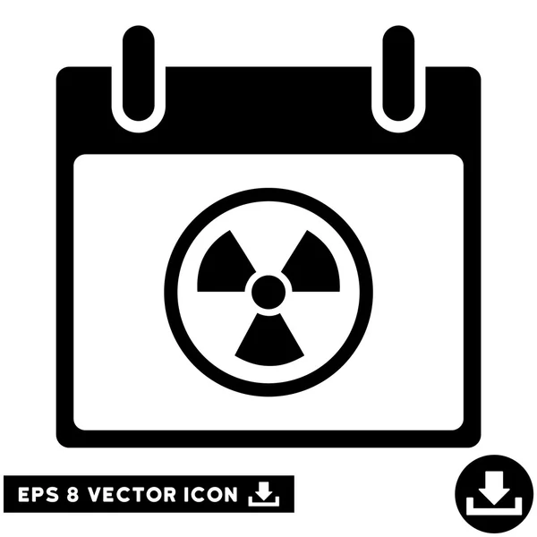 Calendrier atomique Jour vectoriel Eps Icône — Image vectorielle
