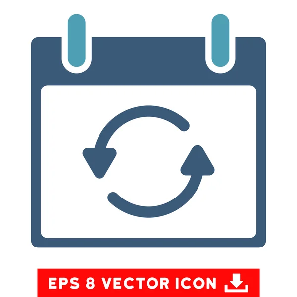 Aktualisieren Kalendertag Vektor eps Symbol — Stockvektor