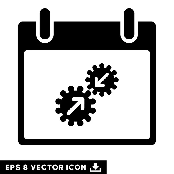 Иконка векторного дня интеграции передач Eps — стоковый вектор