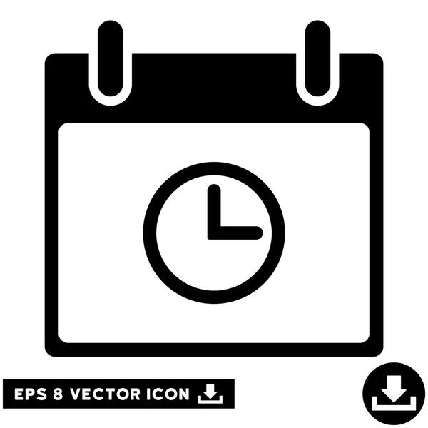 Часовий календар день Векторні піктограми Eps — стоковий вектор