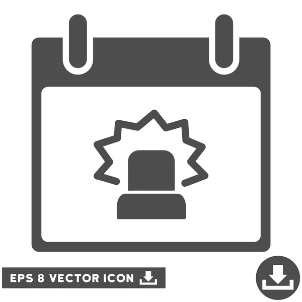 Alerta Calendario Día Vector Eps icono — Vector de stock