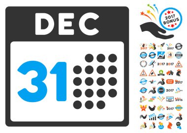 Bonus 2017 yıl ile geçen yıl gün simge simgeler