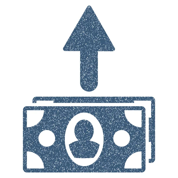Тратьте банкноты Grainy Texture Icon — стоковый вектор
