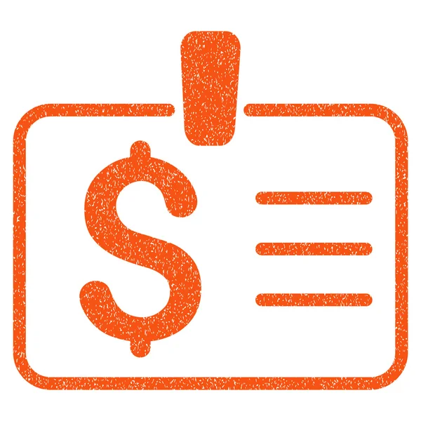 Dollar Badge Grainy Texture Icon — Stock Photo, Image